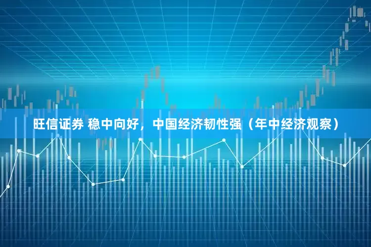 旺信证券 稳中向好，中国经济韧性强（年中经济观察）